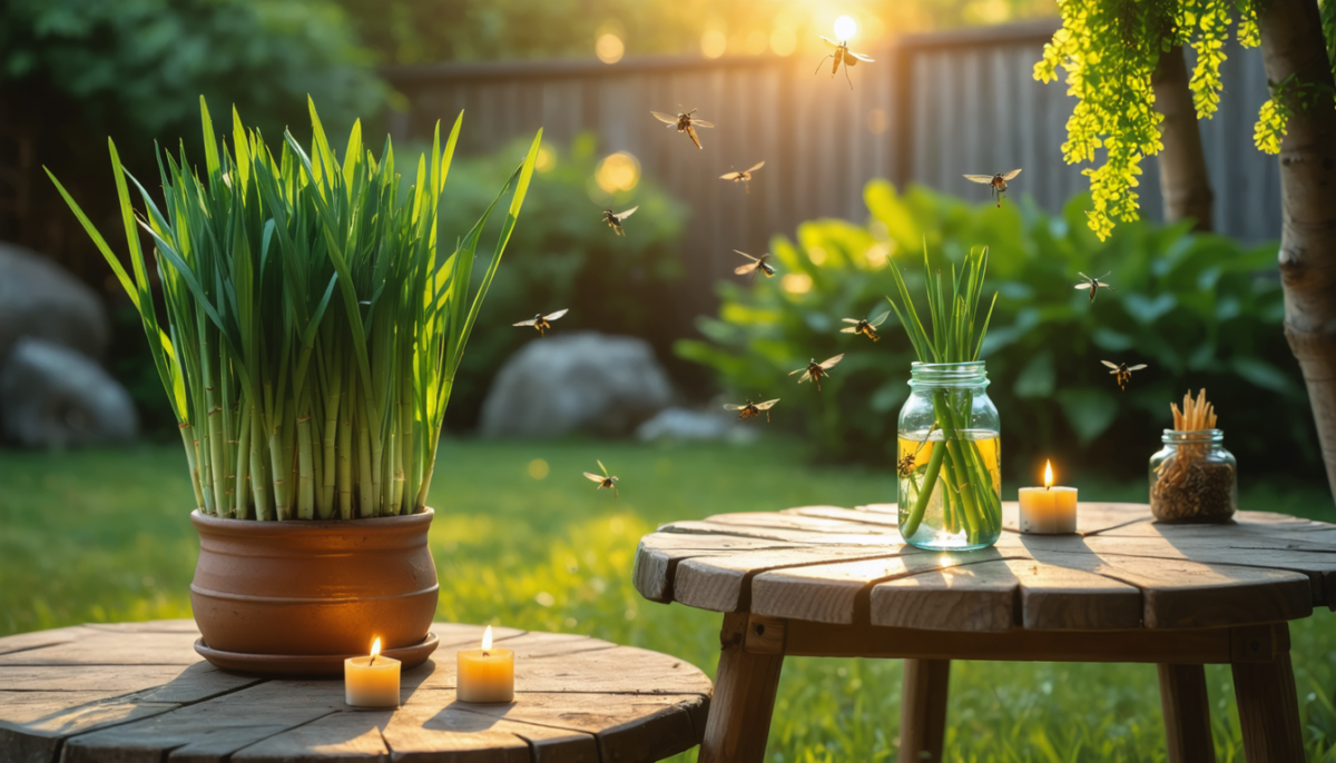 découvrez comment utiliser la citronnelle pour éloigner efficacement les moustiques de manière naturelle et profiter de vos soirées en toute tranquillité.
