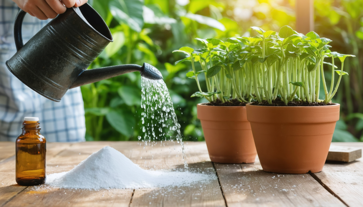 découvrez si le bicarbonate de soude est bénéfique pour arroser vos plantes, ses avantages, précautions et conseils d'utilisation pour un jardin sain.